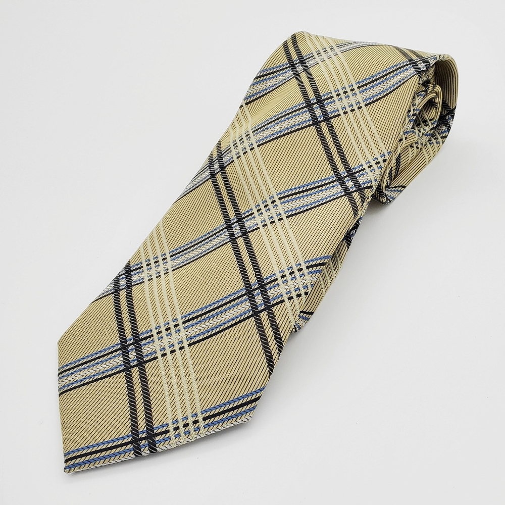 Giorgio Brutini collection Gold Striped Tie NWOT